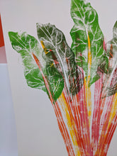 Load image into Gallery viewer, Close up of rainbow chard leaves