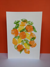 Load image into Gallery viewer, Oranges, lemons and lime citrus fruit print
