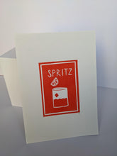 Load image into Gallery viewer, Orange spritz cocktail print on a white background
