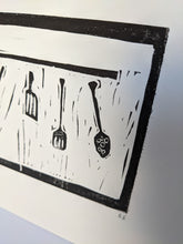 Load image into Gallery viewer, Close up of spoon print

