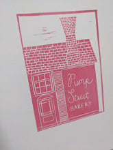 Load image into Gallery viewer, A close up of pink Pump Street Bakery print
